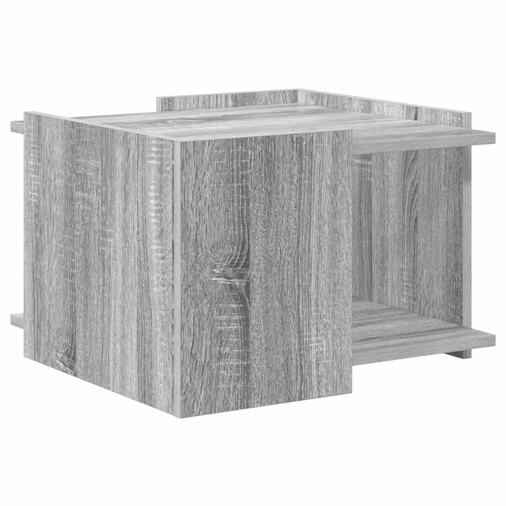vidaXL Stolik kawowy Szary Sonoma 50,5 x 50 x 33 cm