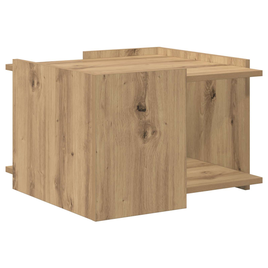 vidaXL Stolik kawowy Dąb artisan 50,5 x 50 x 33 cm Drewno inżynieryjne