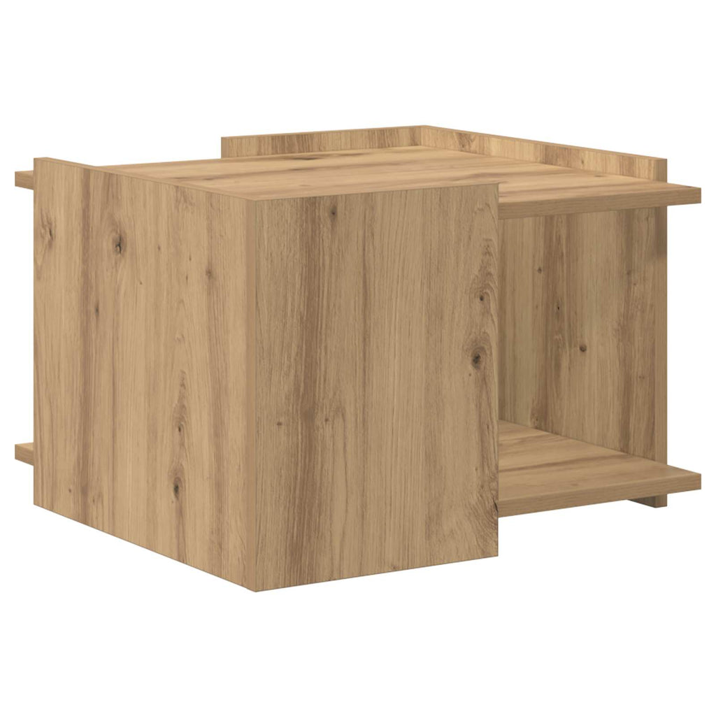 vidaXL Stolik kawowy Dąb artisan 50,5 x 50 x 33 cm Drewno inżynieryjne