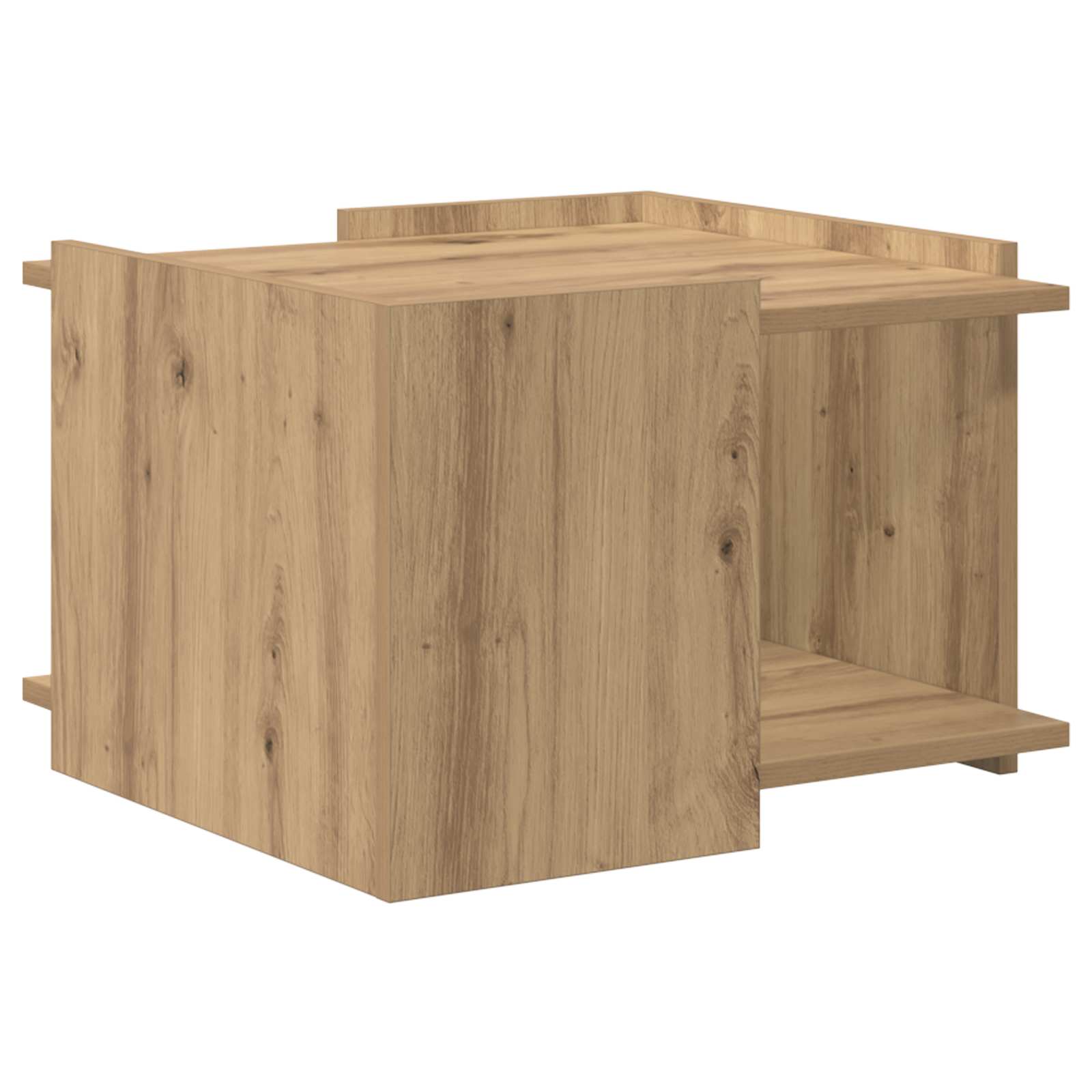 vidaXL Stolik kawowy Dąb artisan 50,5 x 50 x 33 cm Drewno inżynieryjne