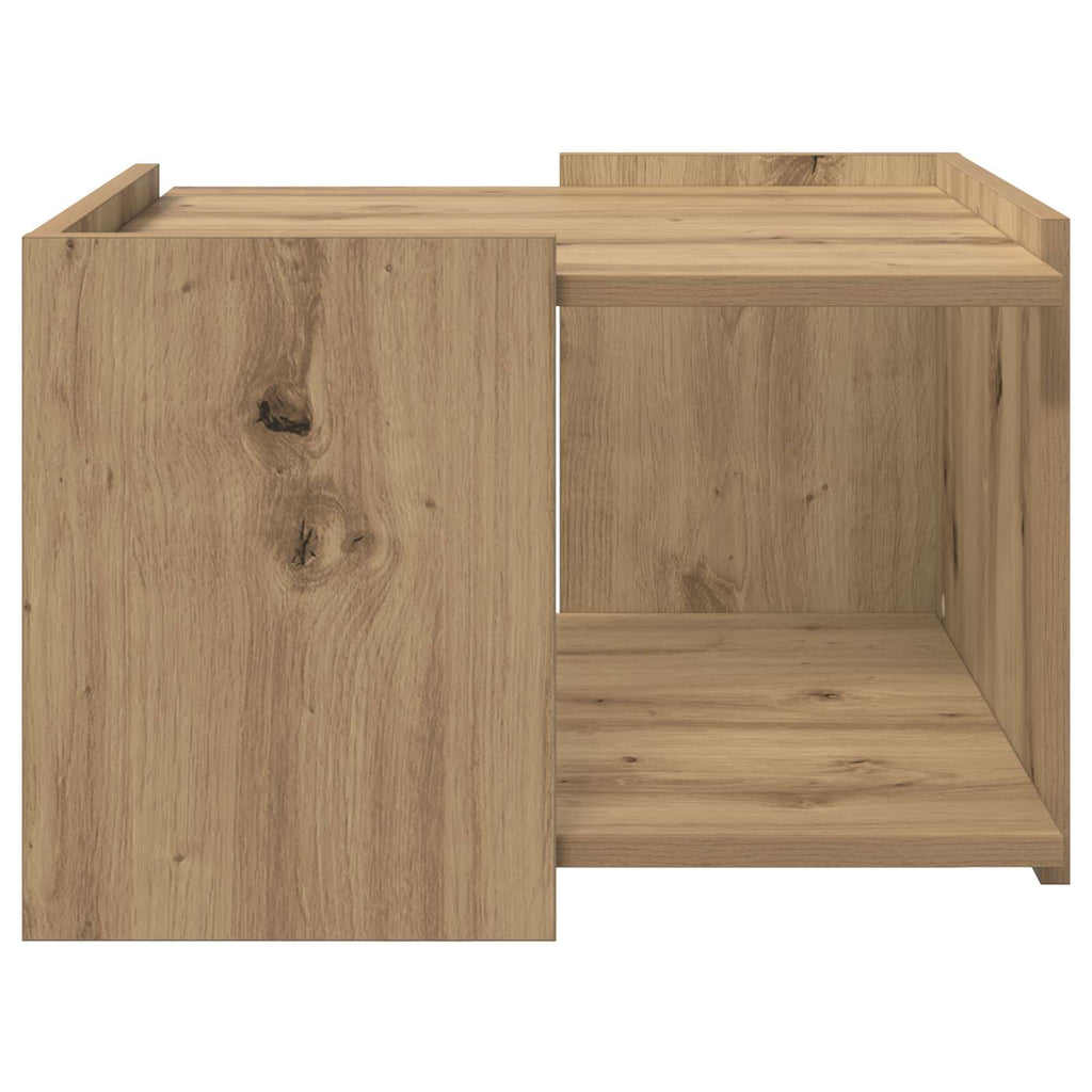 vidaXL Stolik kawowy Dąb artisan 50,5 x 50 x 33 cm Drewno inżynieryjne