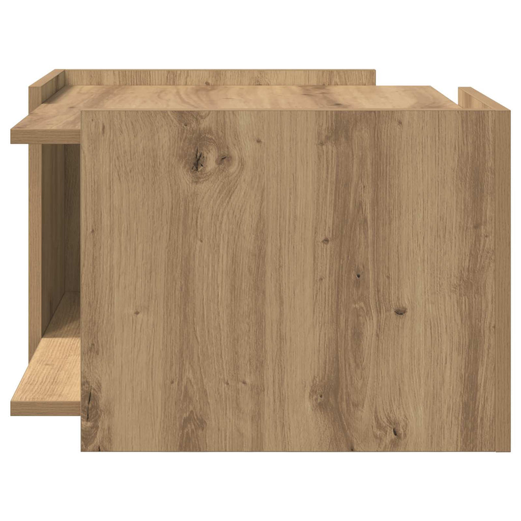 vidaXL Stolik kawowy Dąb artisan 50,5 x 50 x 33 cm Drewno inżynieryjne