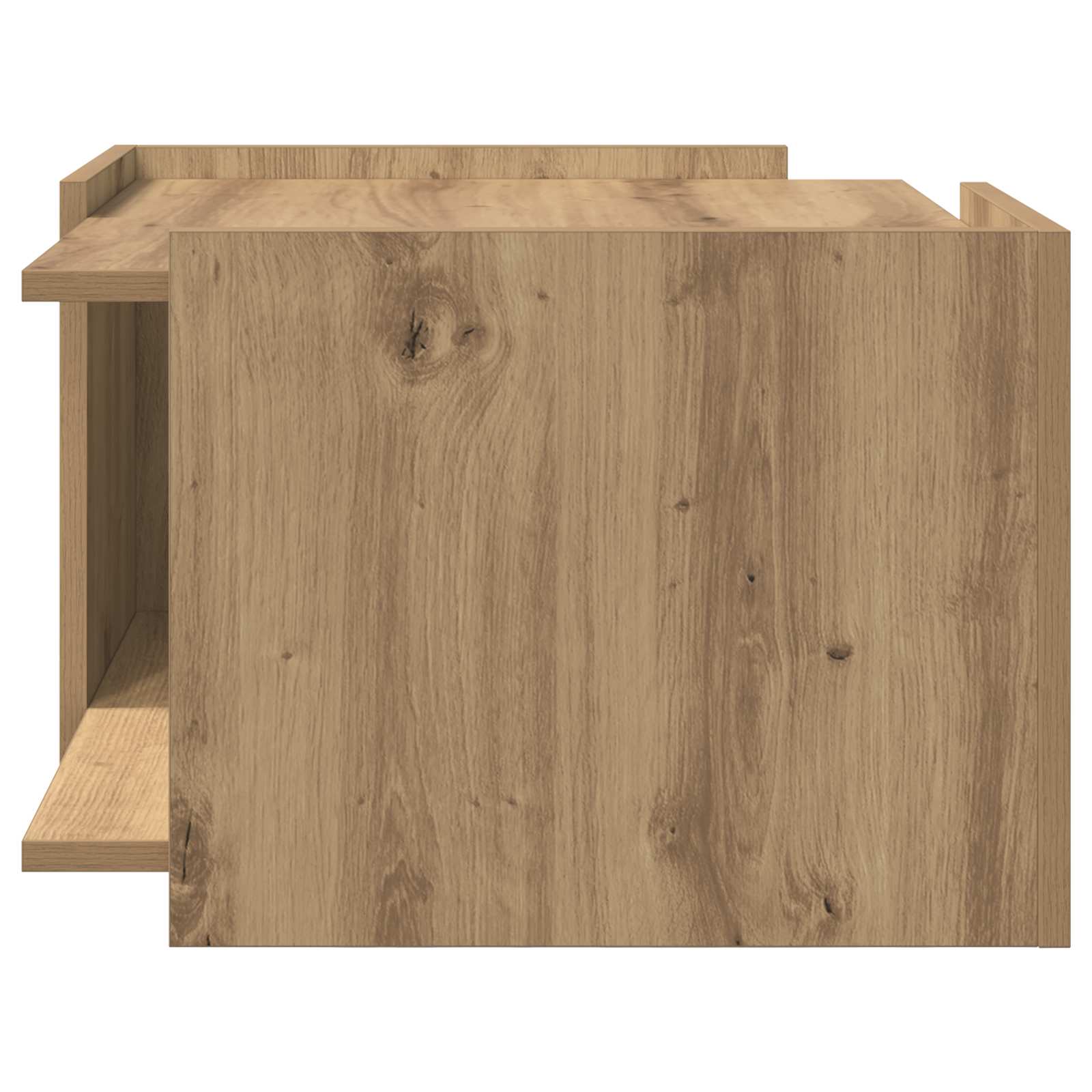vidaXL Stolik kawowy Dąb artisan 50,5 x 50 x 33 cm Drewno inżynieryjne