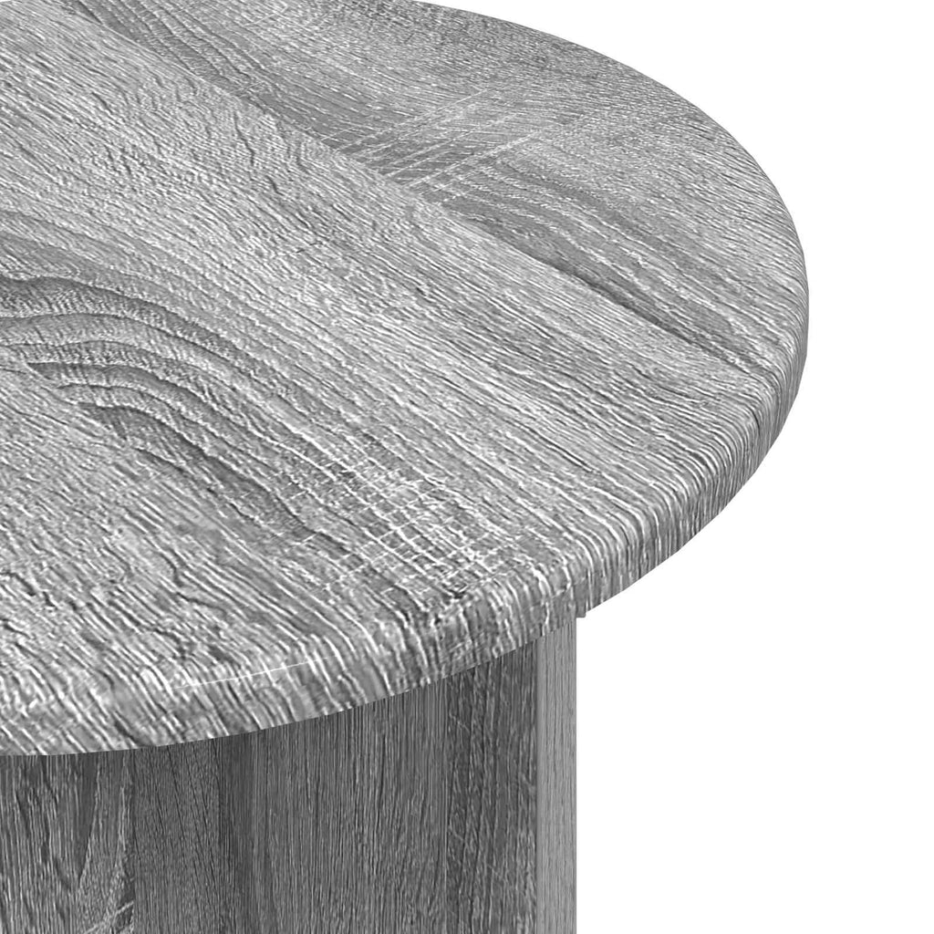 vidaXL Zestaw stolików bocznych 2 pcs Szary Sonoma Drewno inżynieryjne