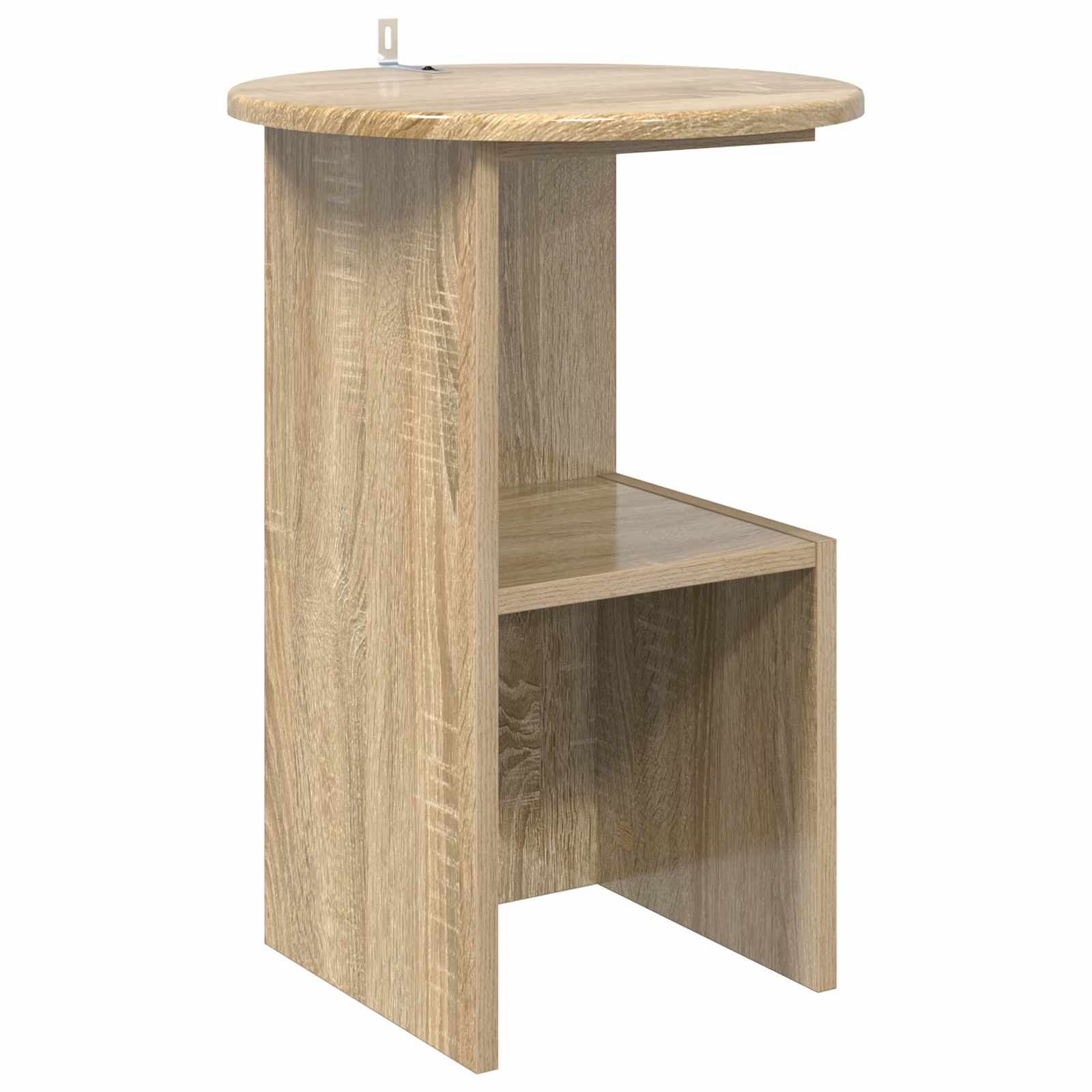 vidaXL Stolik boczny dąb Sonoma Ø 39,5 x 55 cm Drewno inżynieryjne