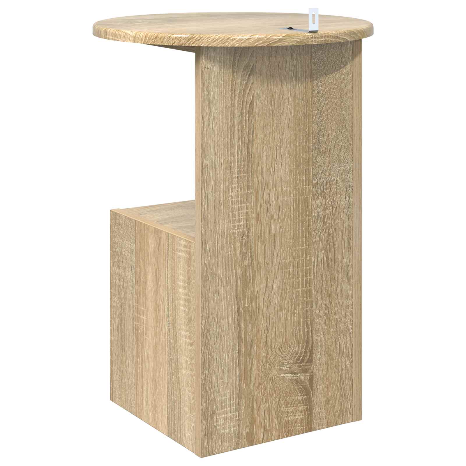 vidaXL Stolik boczny dąb Sonoma Ø 39,5 x 55 cm Drewno inżynieryjne