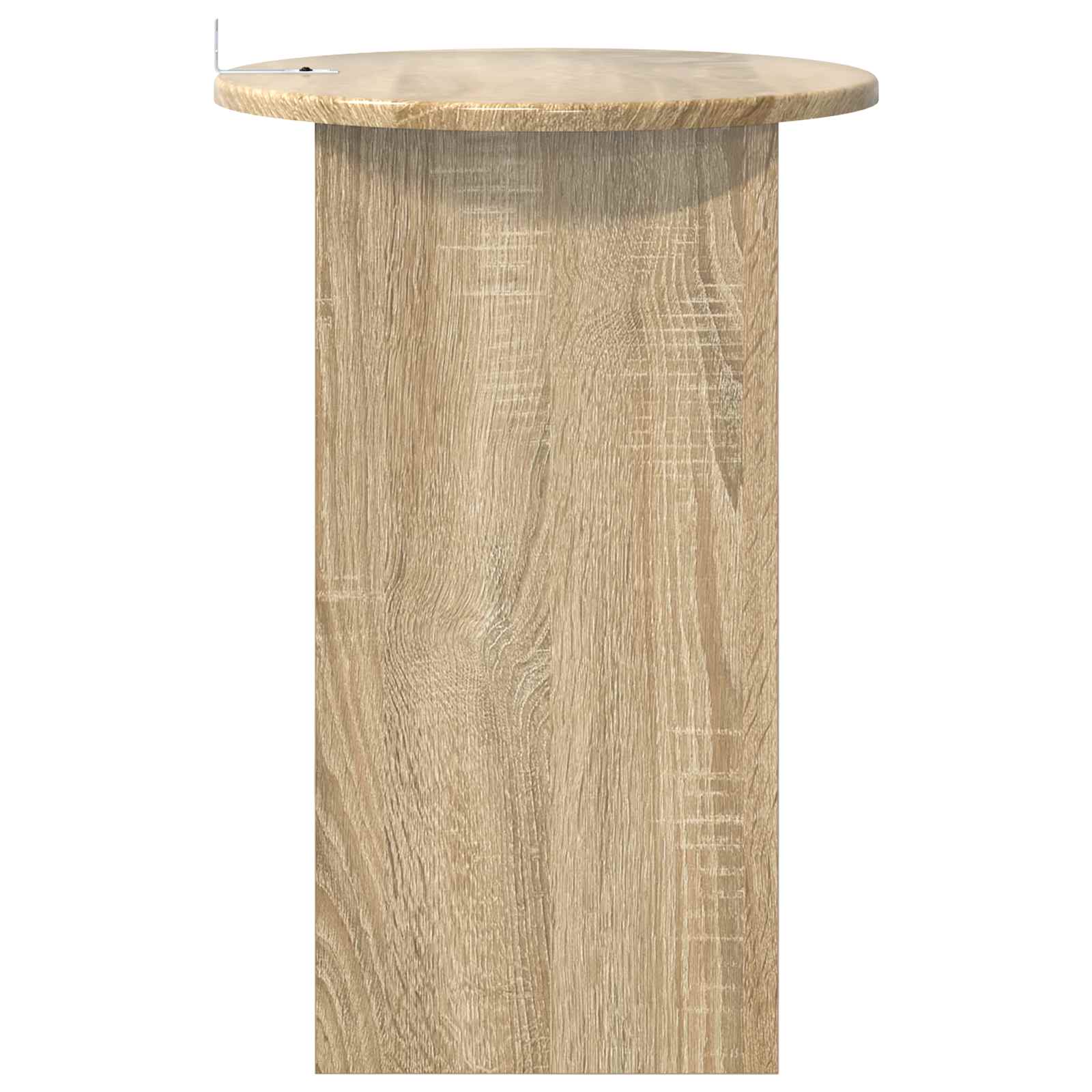 vidaXL Stolik boczny dąb Sonoma Ø 39,5 x 55 cm Drewno inżynieryjne