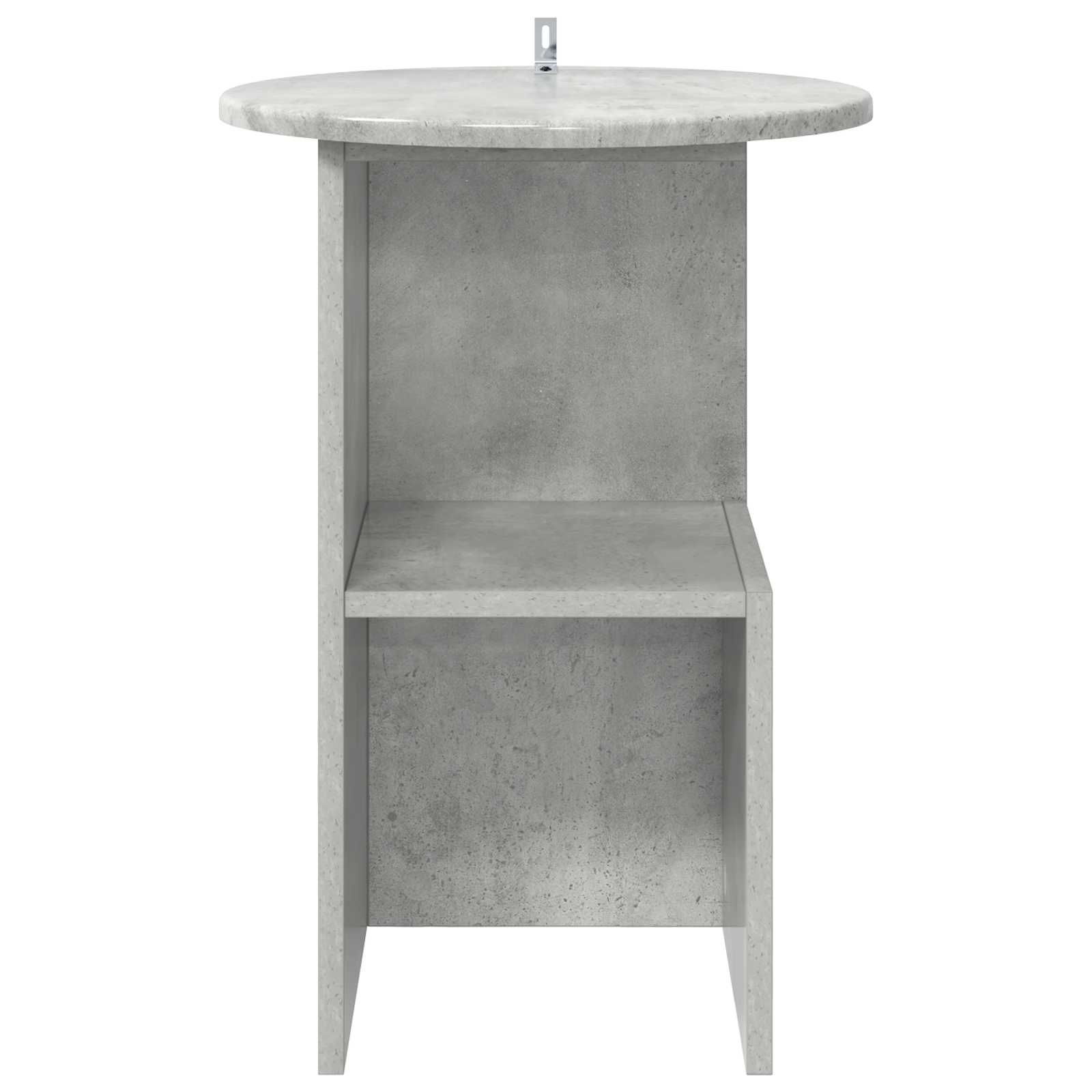 vidaXL Stolik boczny Betonowy szary Ø 39,5 x 55 cm Drewno inżynieryjne