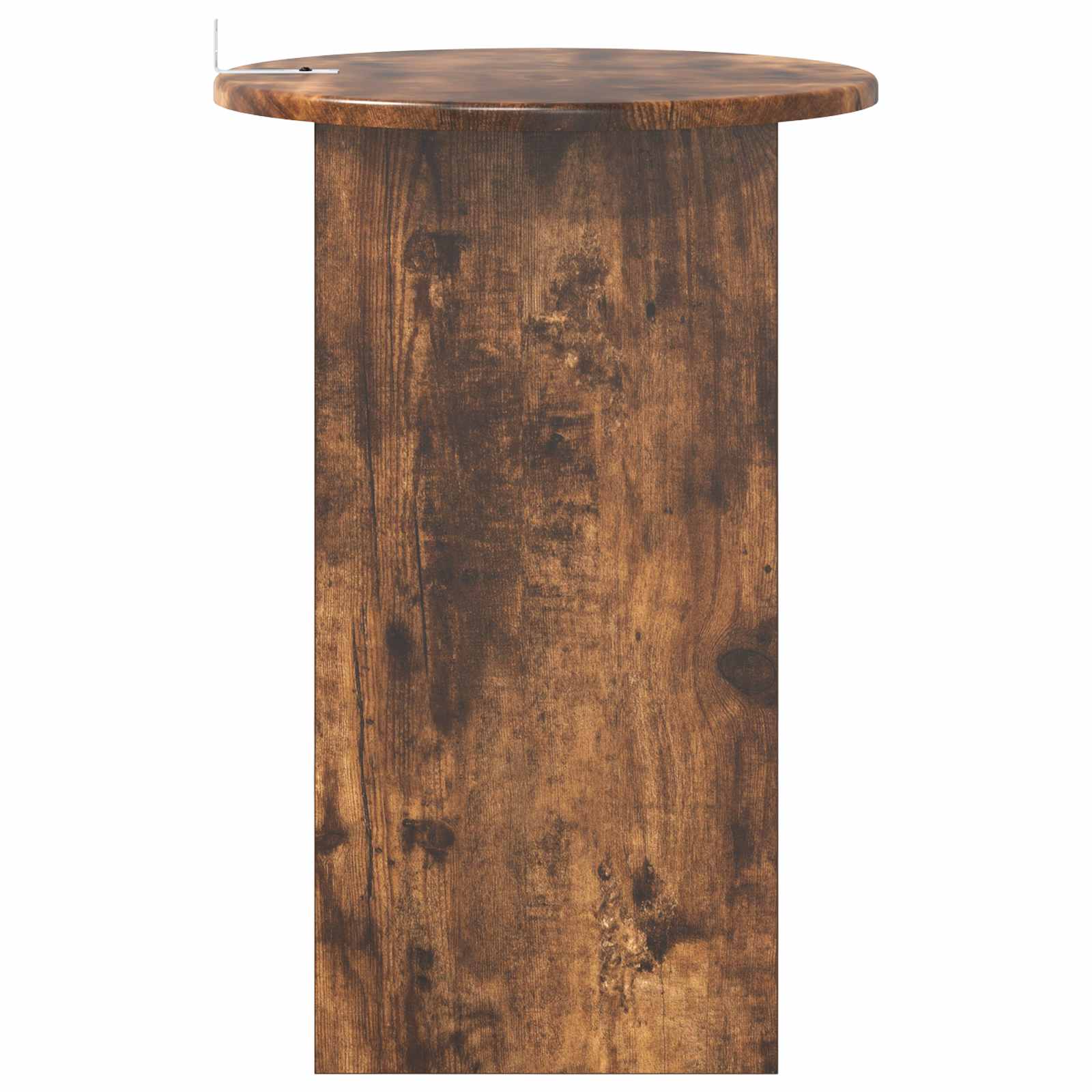 vidaXL Stolik boczny Dąb wędzony Ø 39,5 x 55 cm Drewno inżynieryjne