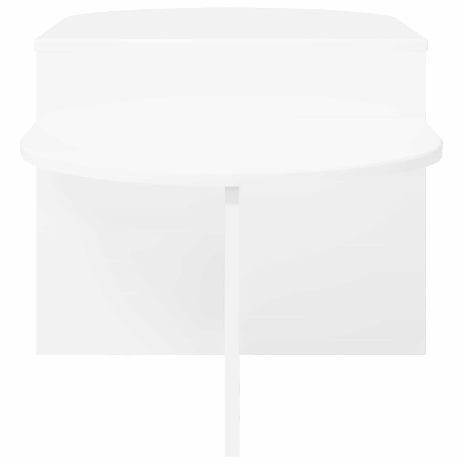 vidaXL Stolik kawowy Biały 100 x 50 x 40 cm Drewno inżynieryjne