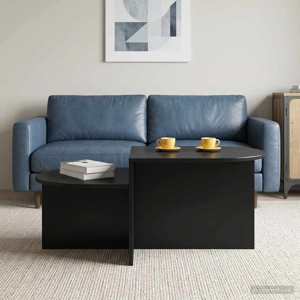 vidaXL Stolik kawowy Czarny dąb 100 x 50 x 40 cm Drewno inżynieryjne