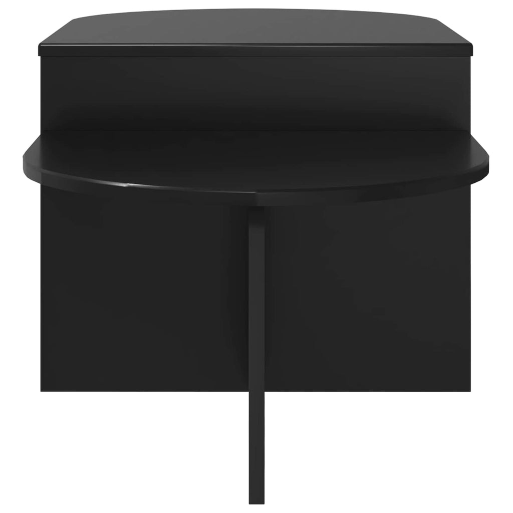 vidaXL Stolik kawowy Czarny dąb 100 x 50 x 40 cm Drewno inżynieryjne