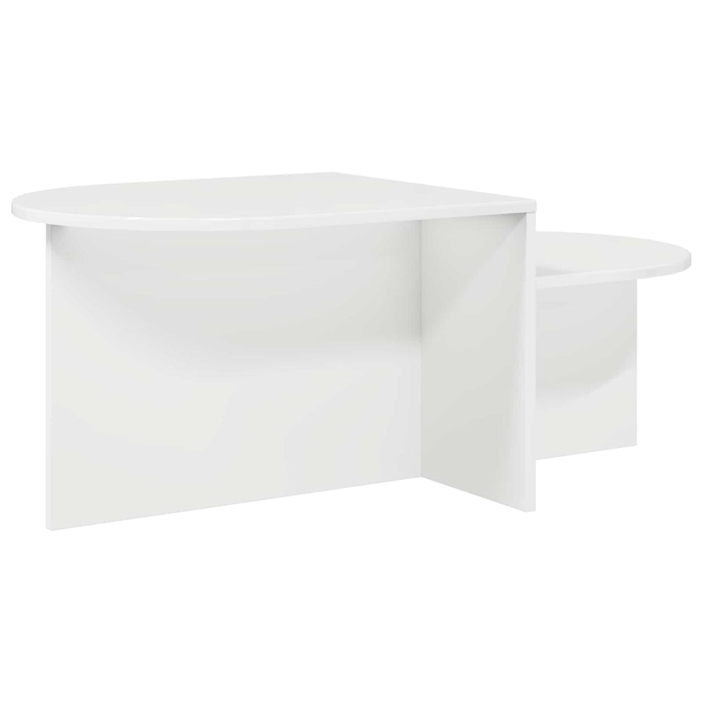vidaXL Stolik kawowy Biały wysoki połysk 100 x 50 x 40 cm