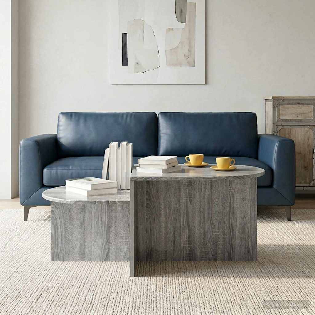 vidaXL Stolik kawowy Szary Sonoma 100 x 50 x 40 cm Drewno inżynieryjne