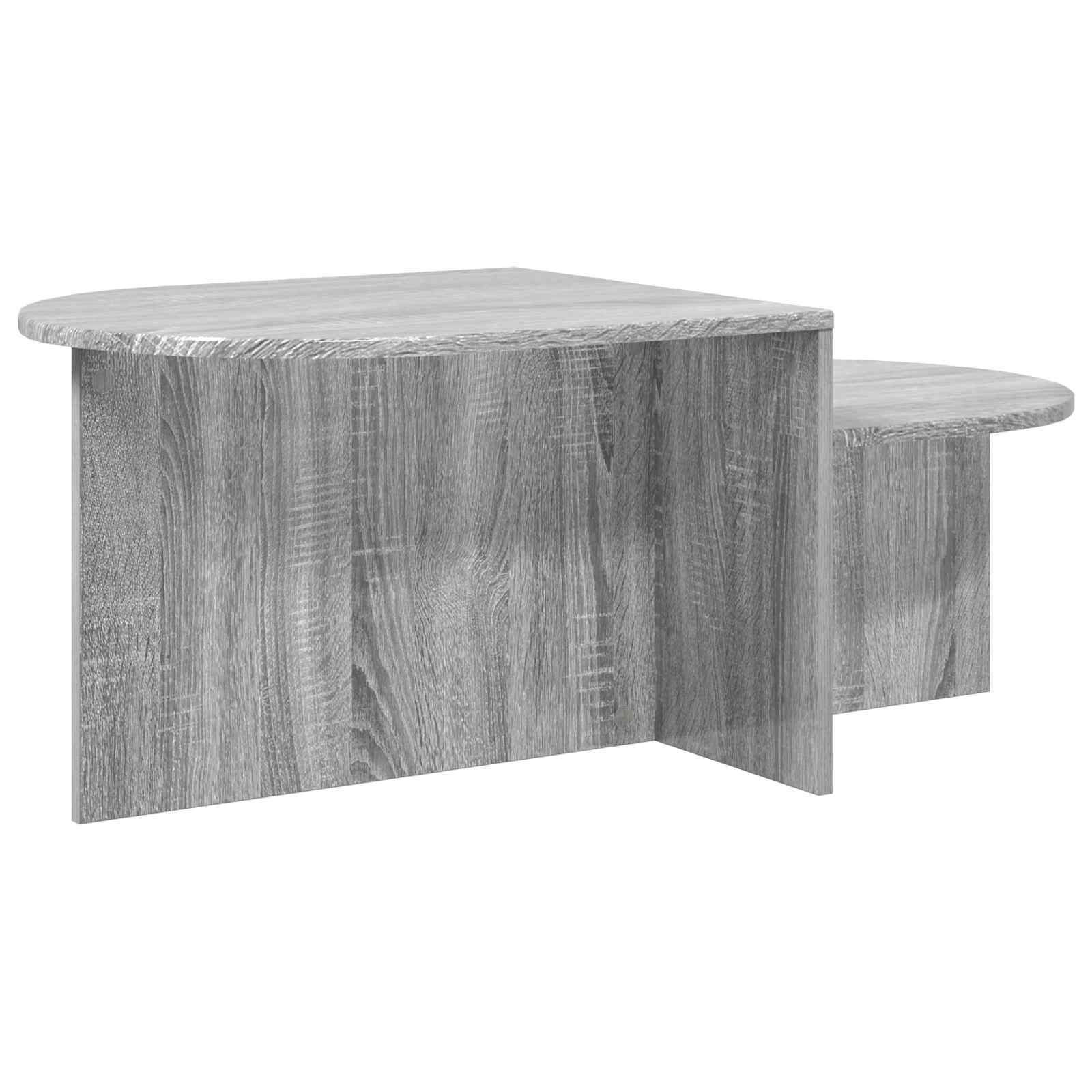 vidaXL Stolik kawowy Szary Sonoma 100 x 50 x 40 cm Drewno inżynieryjne