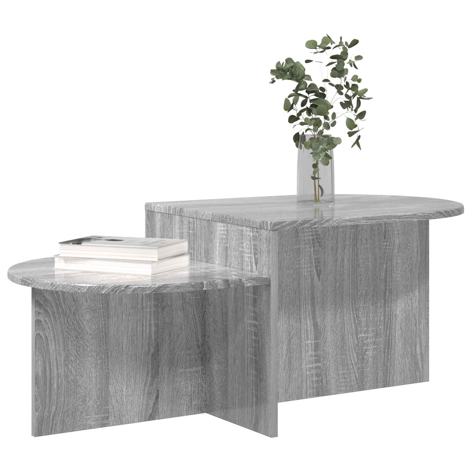 vidaXL Stolik kawowy Szary Sonoma 100 x 50 x 40 cm Drewno inżynieryjne