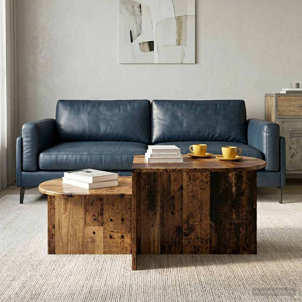 vidaXL Stolik kawowy Stare drewno 100 x 50 x 40 cm Drewno inżynieryjne