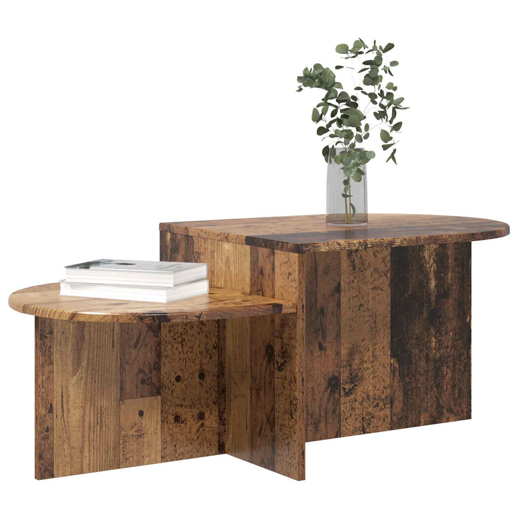 vidaXL Stolik kawowy Stare drewno 100 x 50 x 40 cm Drewno inżynieryjne