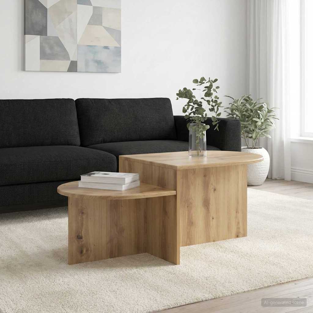 vidaXL Stolik kawowy Dąb artisan 100 x 50 x 40 cm Drewno inżynieryjne