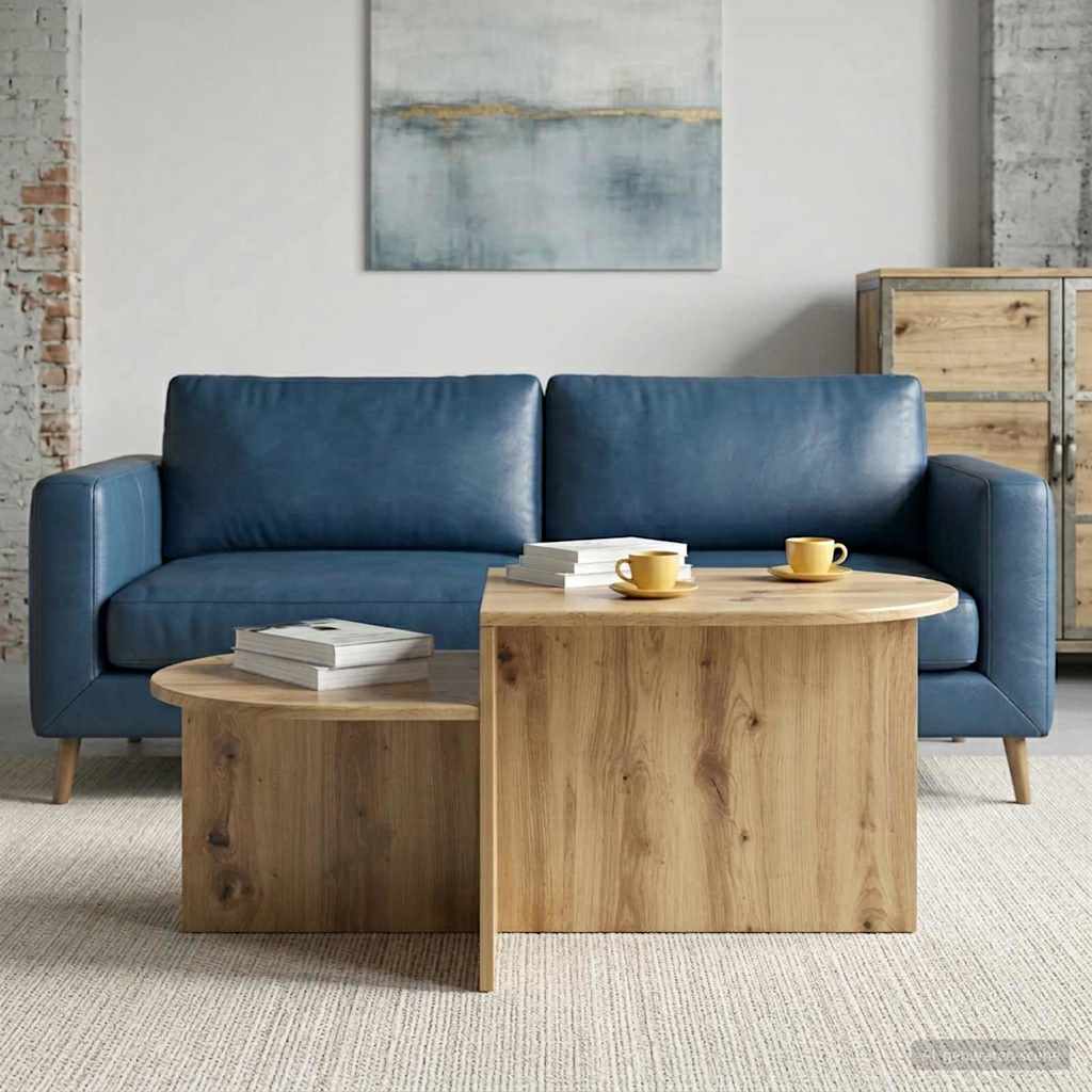 vidaXL Stolik kawowy Dąb artisan 100 x 50 x 40 cm Drewno inżynieryjne