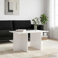 vidaXL Stolik kawowy Biały 87 x 50 x 45 cm Drewno inżynieryjne