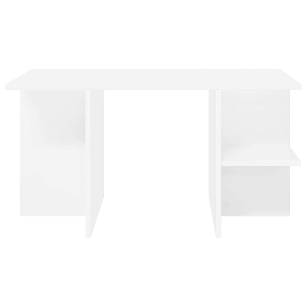 vidaXL Stolik kawowy Biały 87 x 50 x 45 cm Drewno inżynieryjne