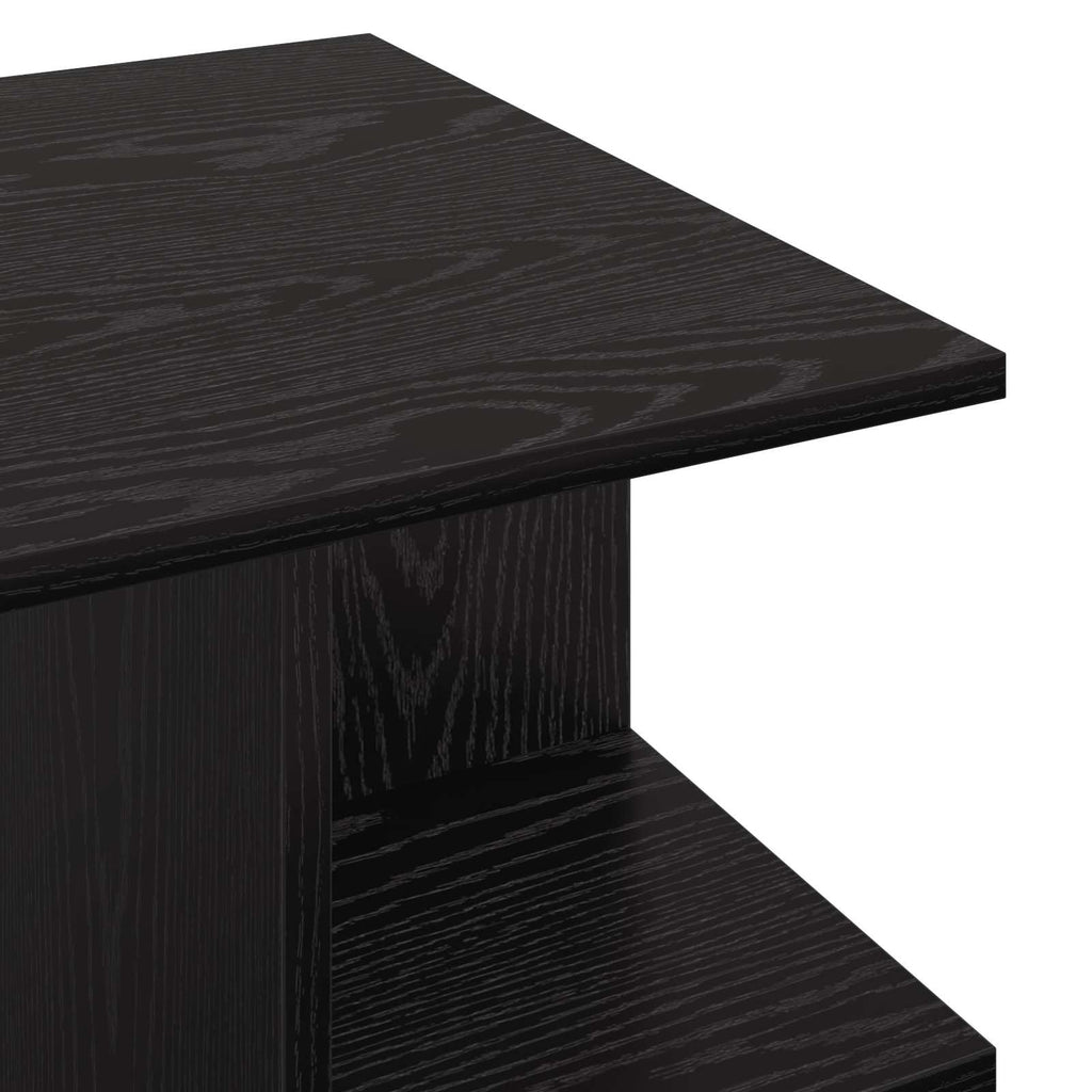vidaXL Stolik kawowy Czarny dąb 87 x 50 x 45 cm Drewno inżynieryjne