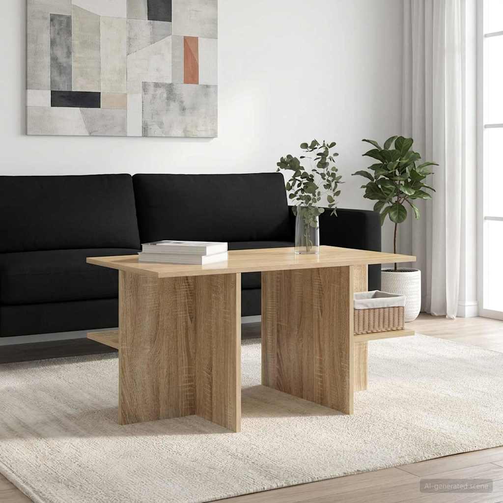 vidaXL Stolik kawowy dąb Sonoma 87 x 50 x 45 cm Drewno inżynieryjne