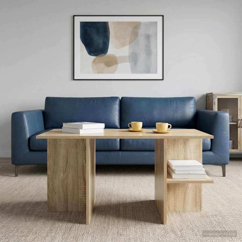 vidaXL Stolik kawowy dąb Sonoma 87 x 50 x 45 cm Drewno inżynieryjne