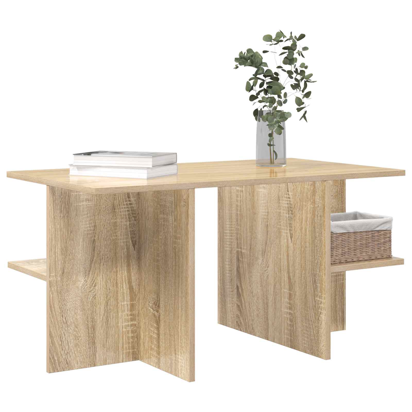 vidaXL Stolik kawowy dąb Sonoma 87 x 50 x 45 cm Drewno inżynieryjne