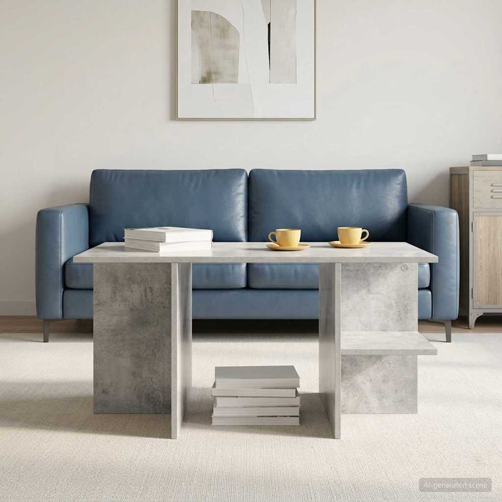 vidaXL Stolik kawowy Betonowy szary 87 x 50 x 45 cm