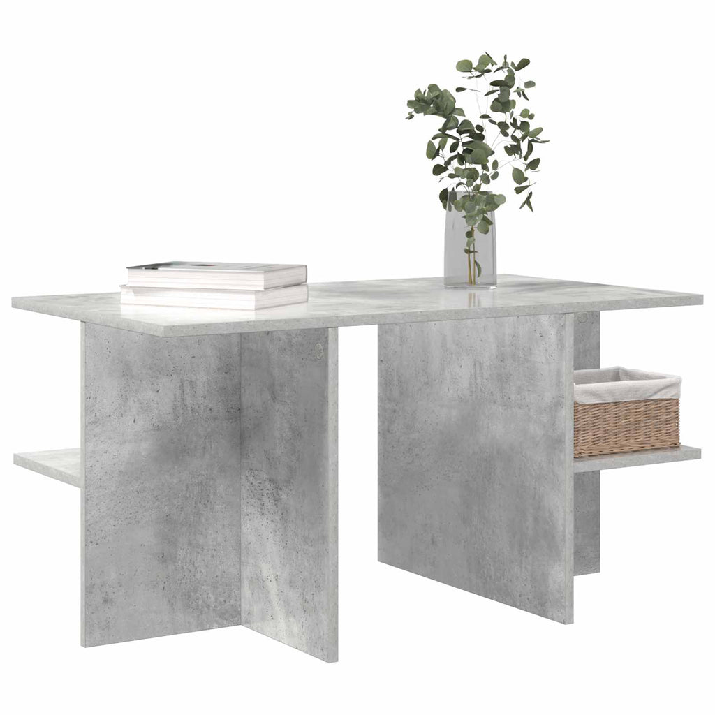 vidaXL Stolik kawowy Betonowy szary 87 x 50 x 45 cm