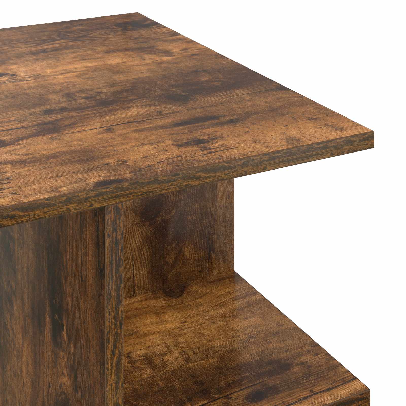 vidaXL Stolik kawowy Dąb Wędzony 87 x 50 x 45 cm Drewno inżynieryjne