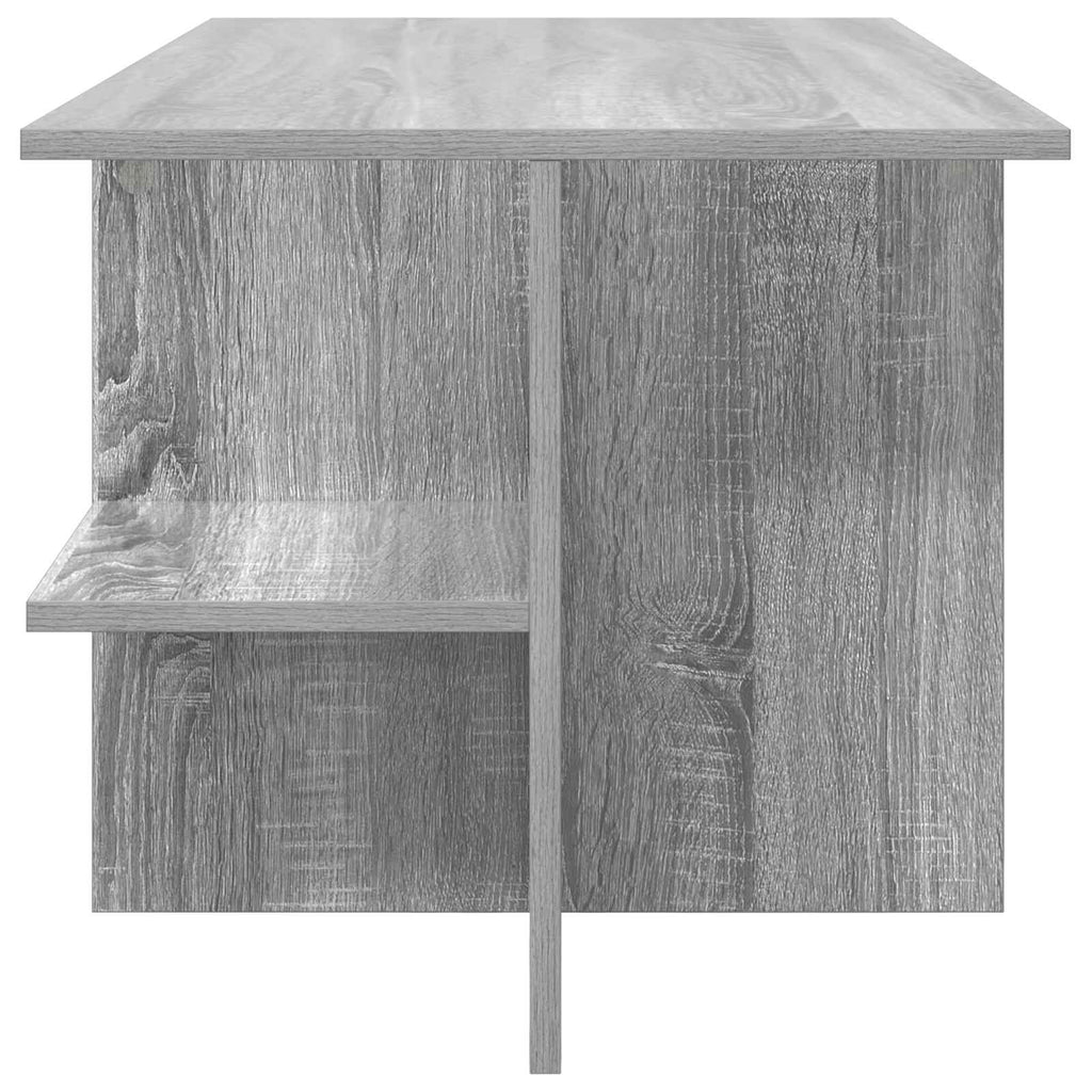 vidaXL Stolik kawowy Szary Sonoma 87 x 50 x 45 cm Drewno inżynieryjne