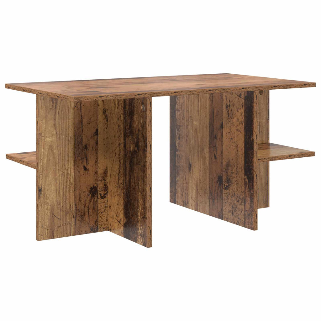 vidaXL Stolik kawowy Stare drewno 87 x 50 x 45 cm Drewno inżynieryjne
