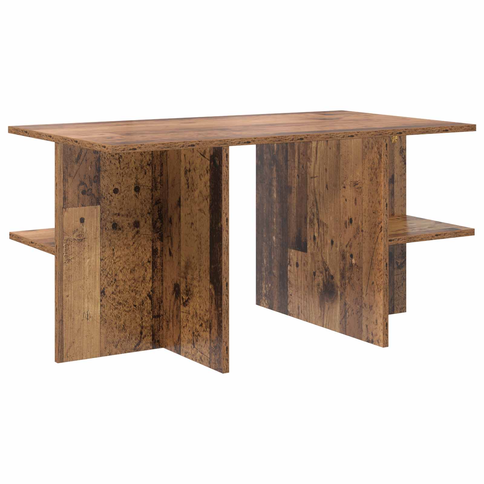 vidaXL Stolik kawowy Stare drewno 87 x 50 x 45 cm Drewno inżynieryjne