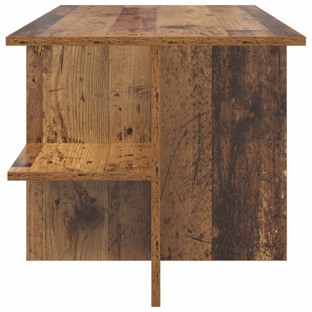 vidaXL Stolik kawowy Stare drewno 87 x 50 x 45 cm Drewno inżynieryjne