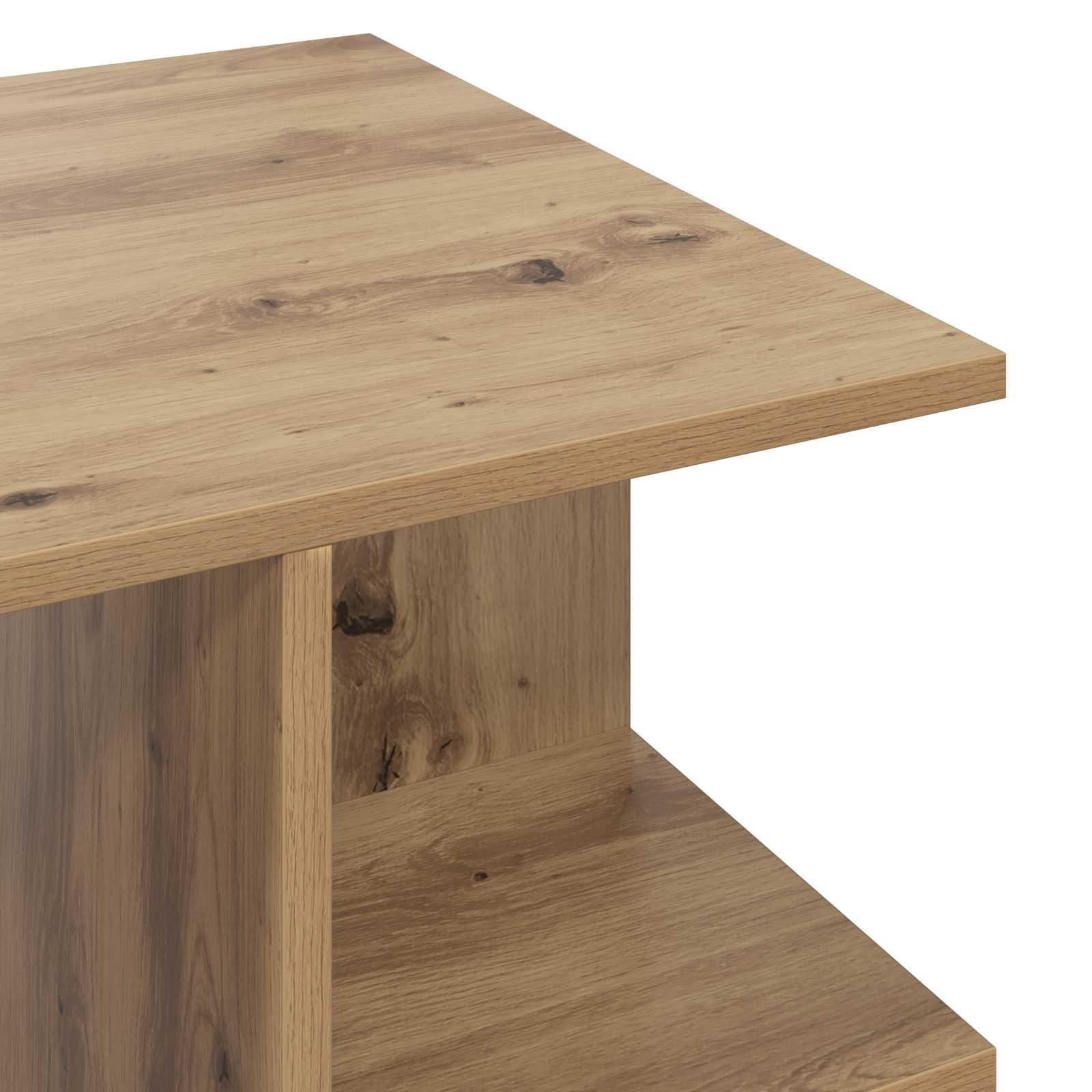 vidaXL Stolik kawowy Dąb artisan 87 x 50 x 45 cm Drewno inżynieryjne