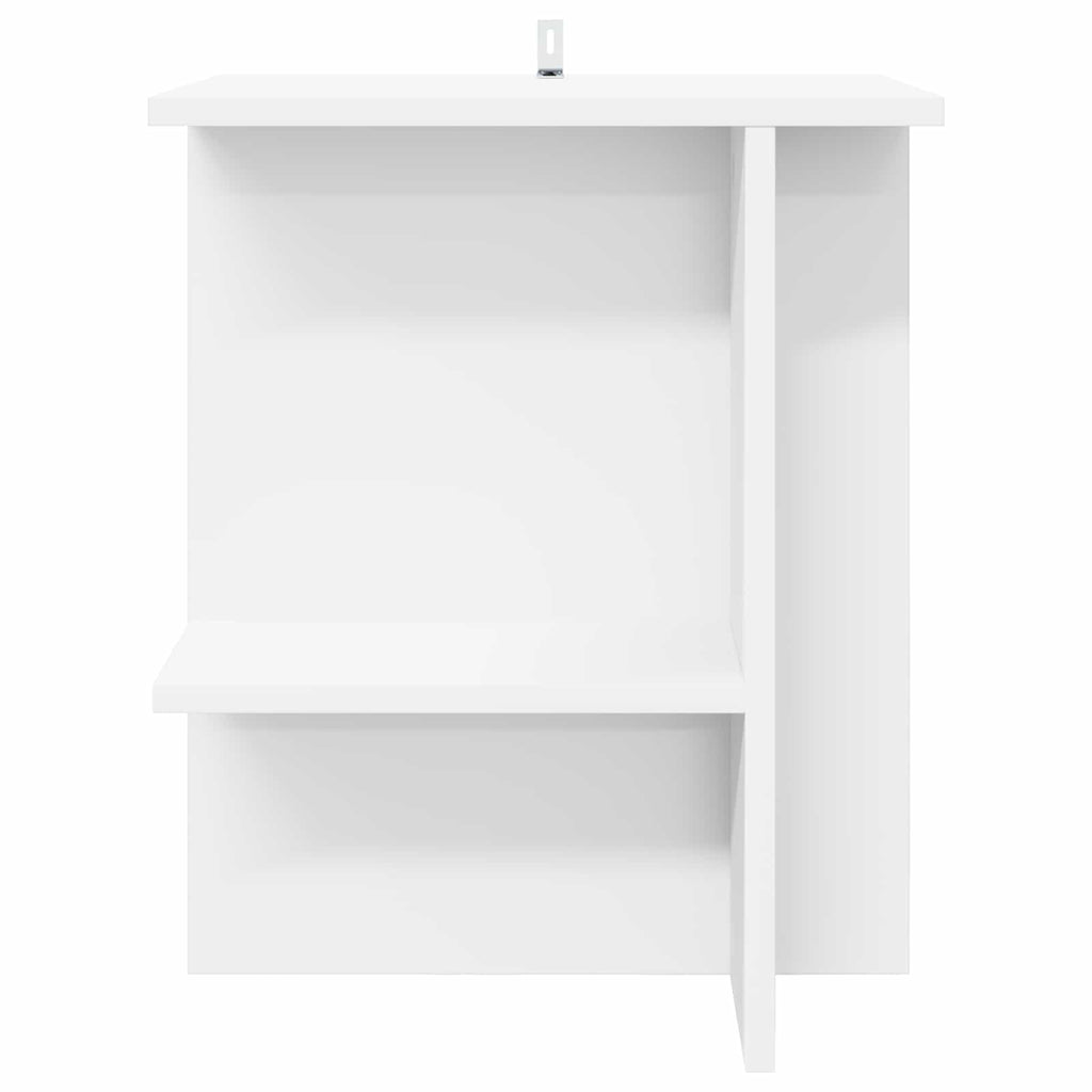 vidaXL Stolik kawowy Biały 40 x 30 x 49 cm Drewno inżynieryjne