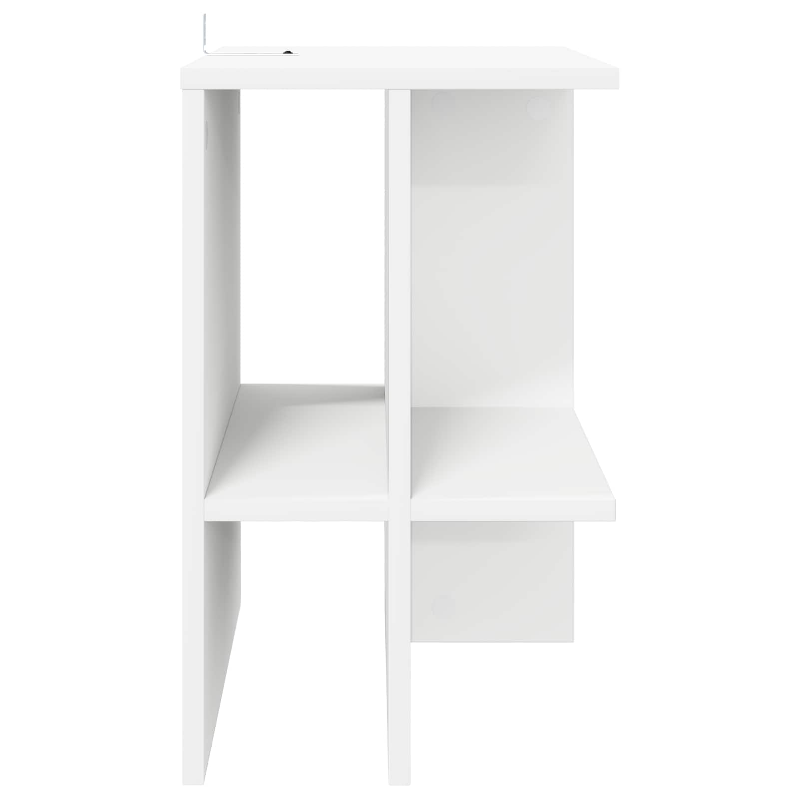 vidaXL Stolik kawowy Biały 40 x 30 x 49 cm Drewno inżynieryjne