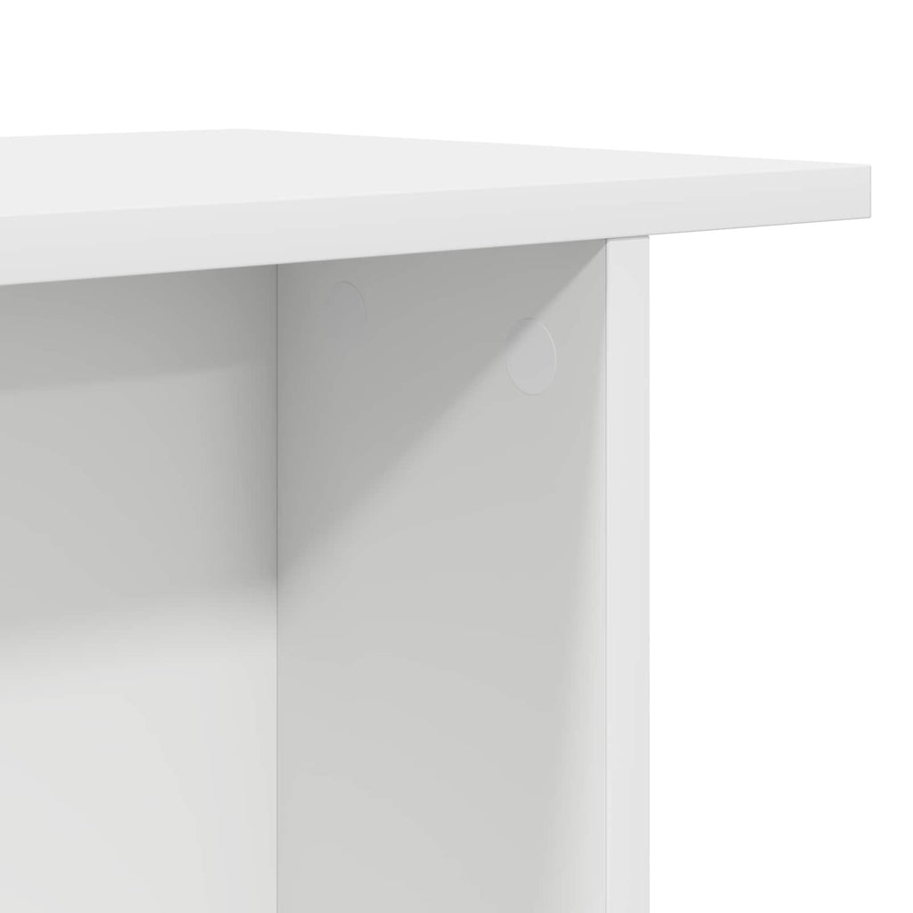 vidaXL Stolik kawowy 2 pcs Biały 40 x 30 x 49 cm Drewno inżynieryjne