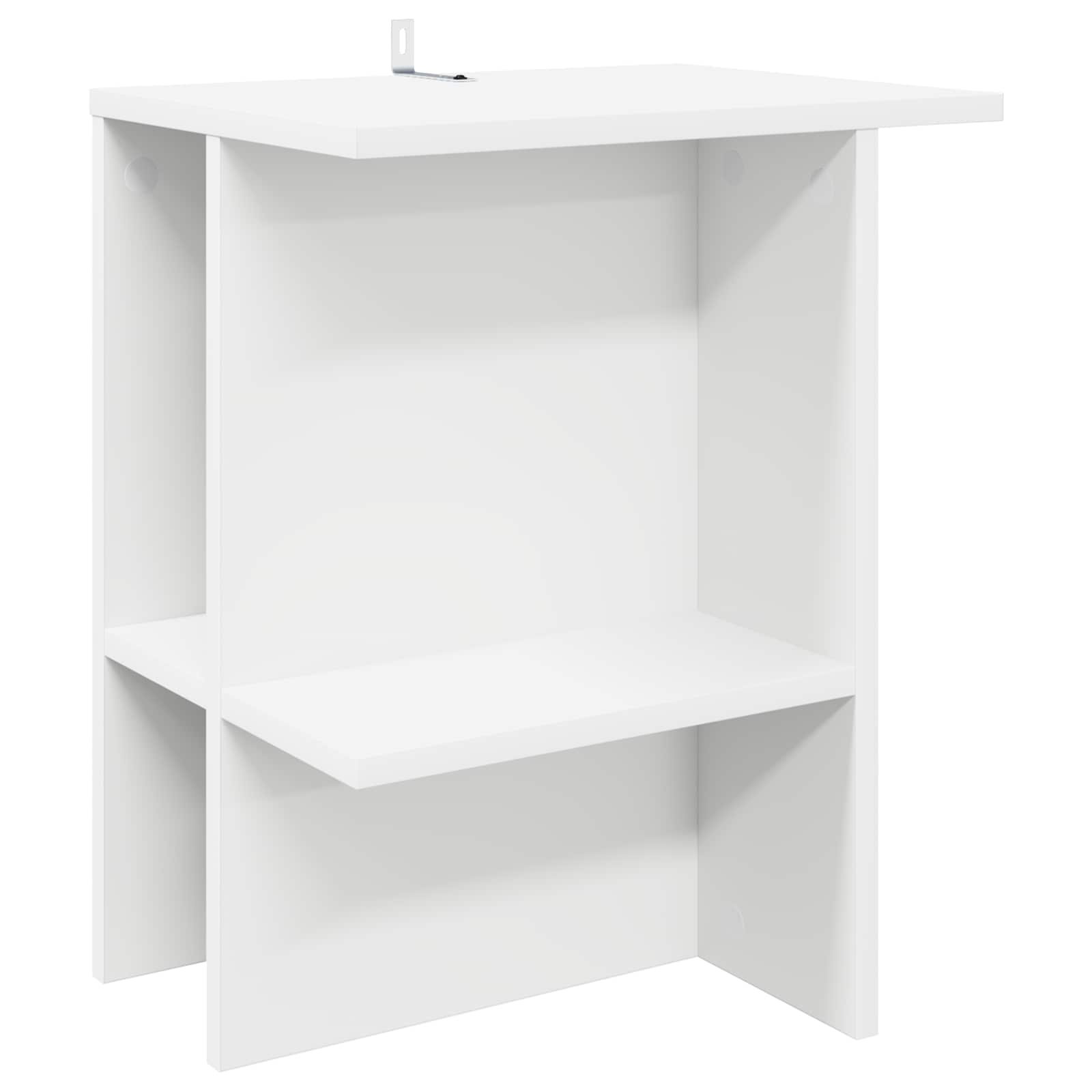 vidaXL Stolik kawowy 2 pcs Biały 40 x 30 x 49 cm Drewno inżynieryjne