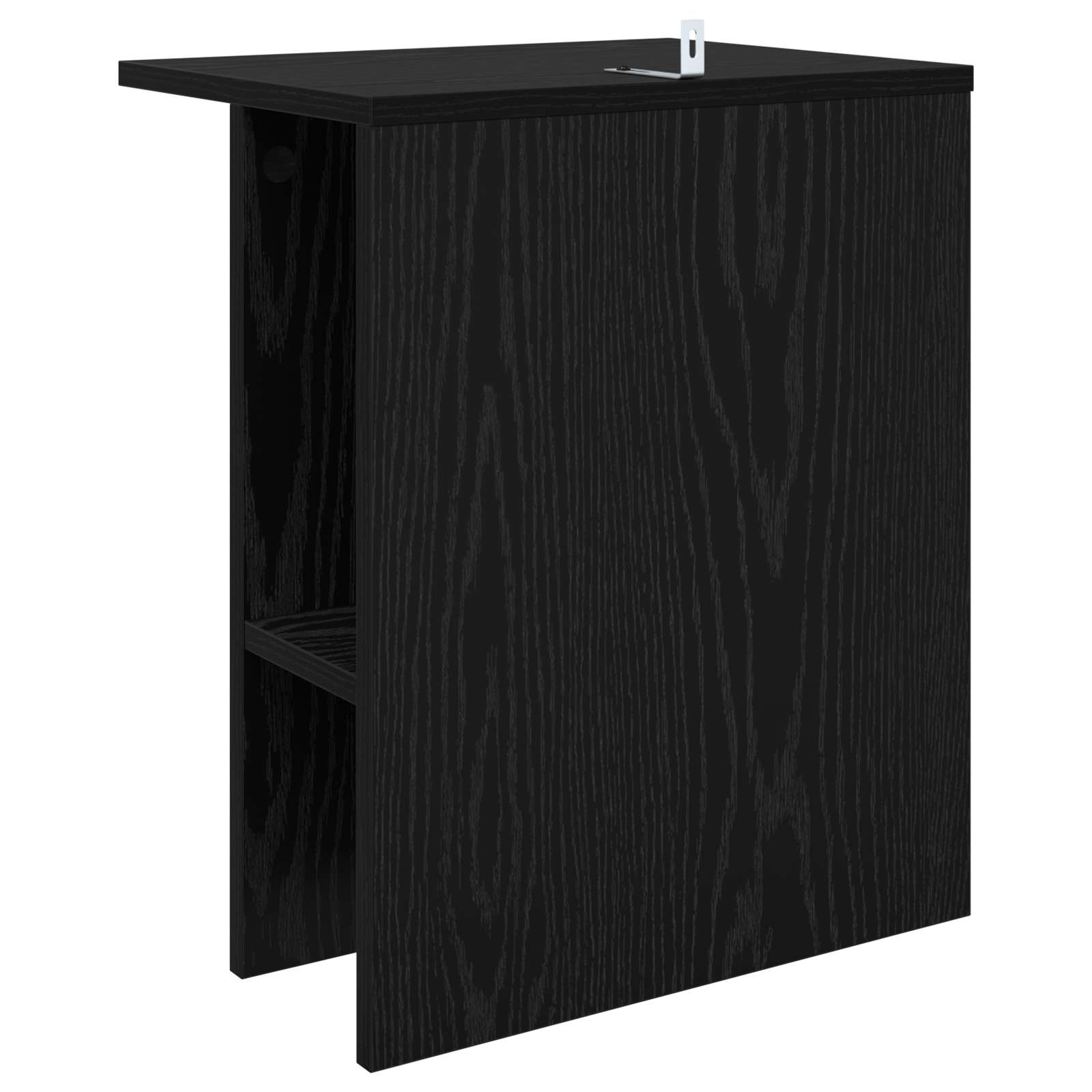 vidaXL Stolik kawowy Czarny dąb 40 x 30 x 49 cm Drewno inżynieryjne