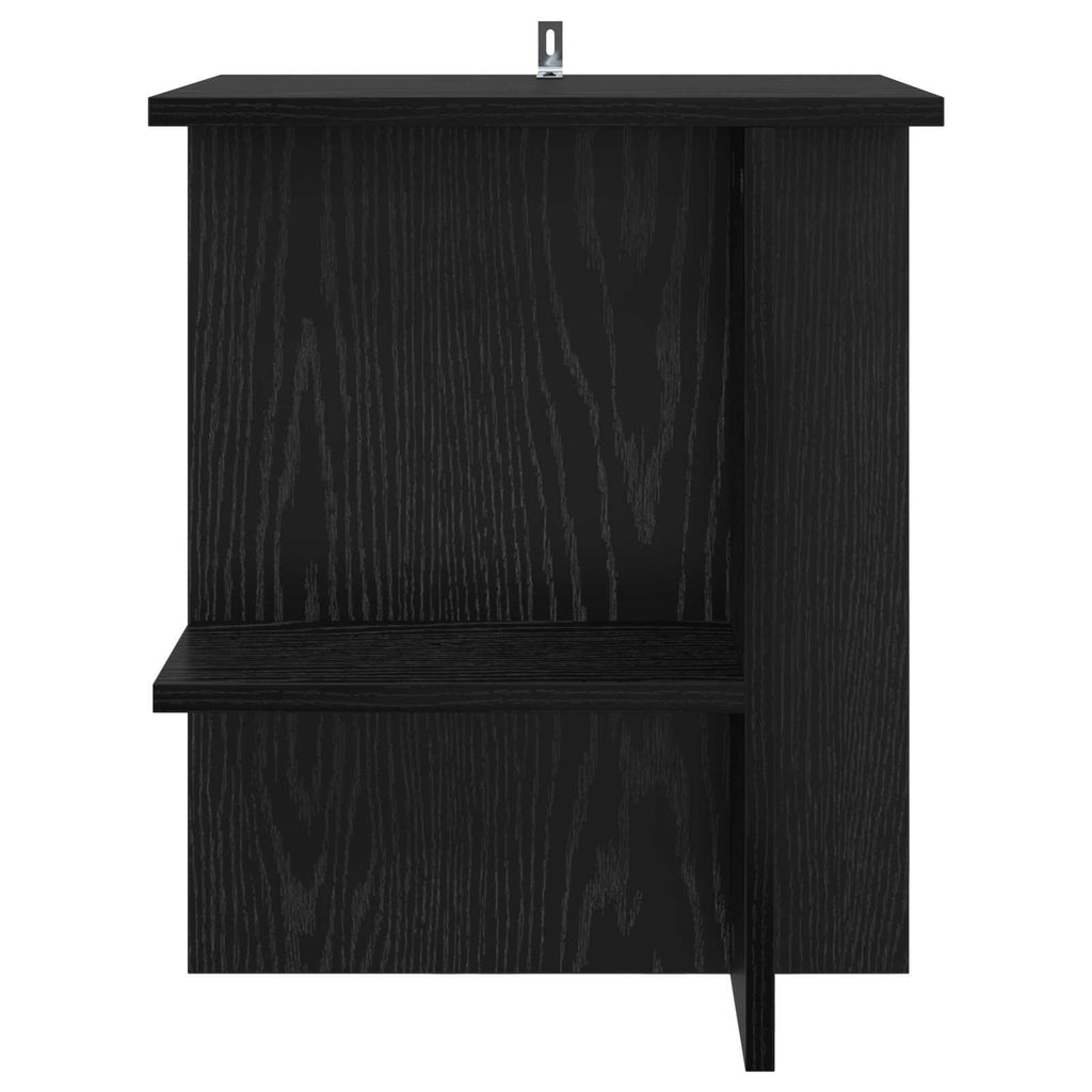 vidaXL Stolik kawowy Czarny dąb 40 x 30 x 49 cm Drewno inżynieryjne