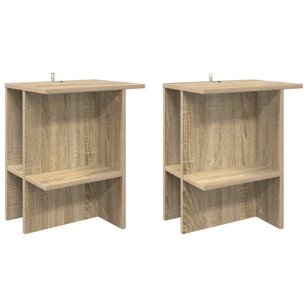 vidaXL Stolik kawowy 2 pcs dąb Sonoma 40 x 30 x 49 cm
