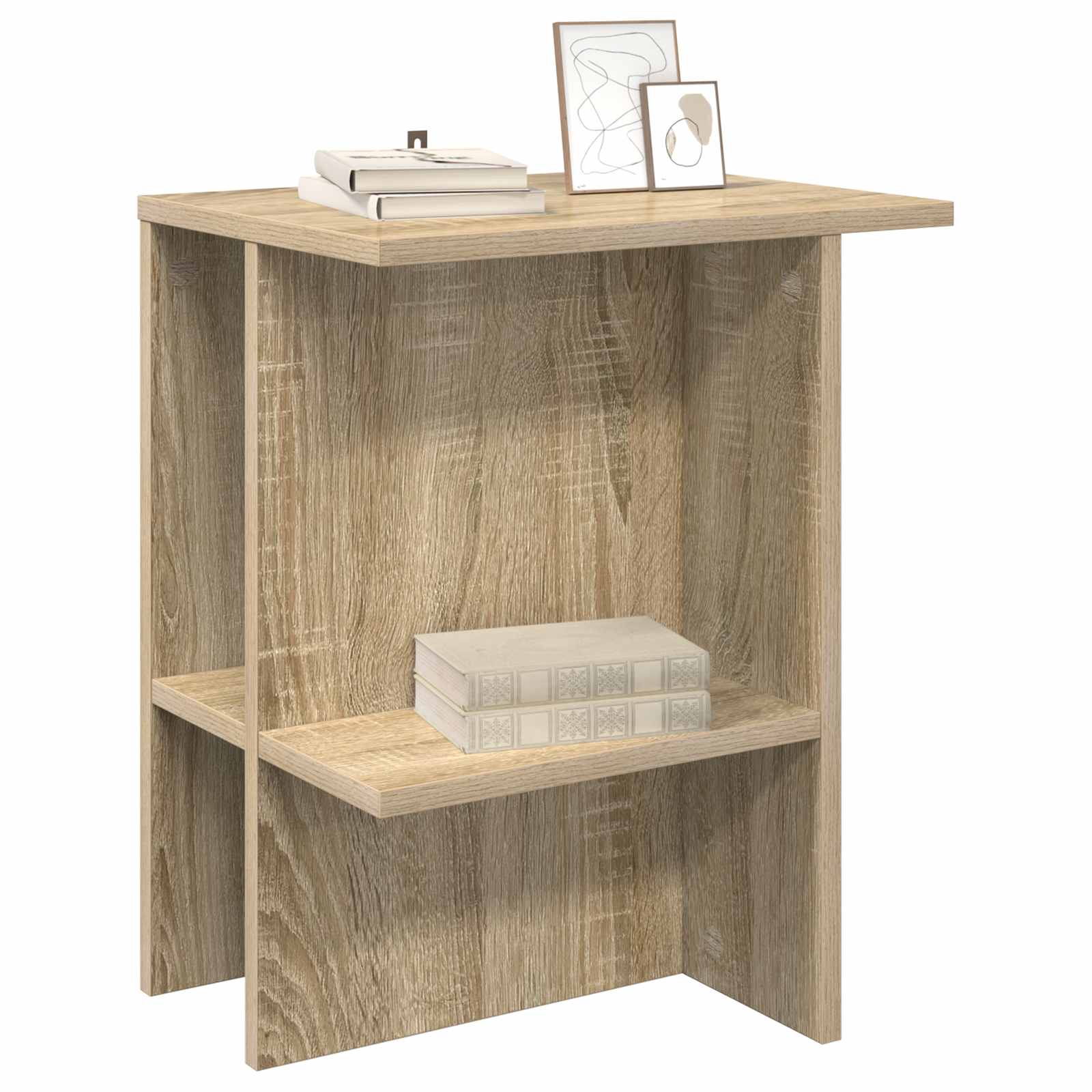 vidaXL Stolik kawowy 2 pcs dąb Sonoma 40 x 30 x 49 cm