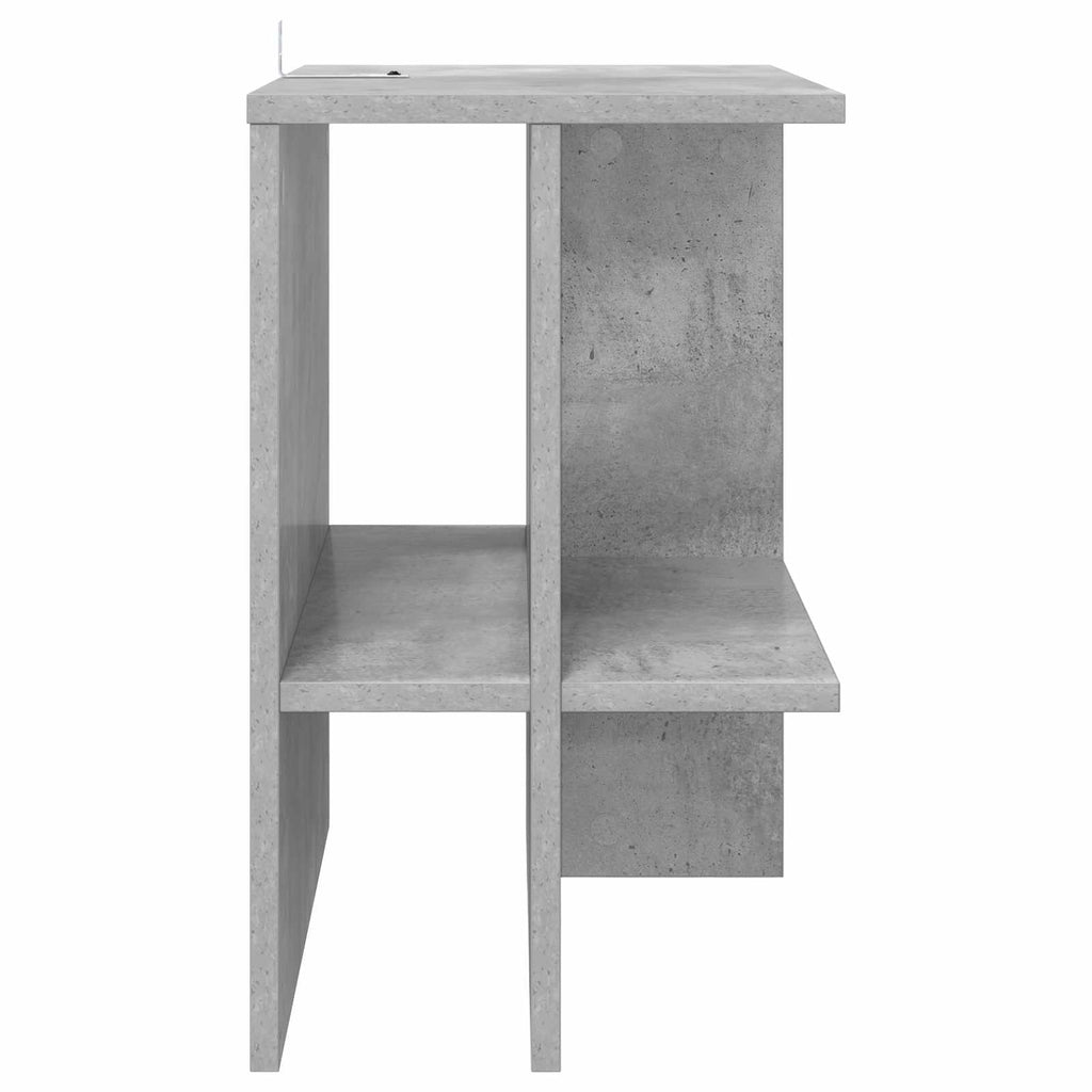 vidaXL Stolik kawowy Betonowy szary 40 x 30 x 49 cm