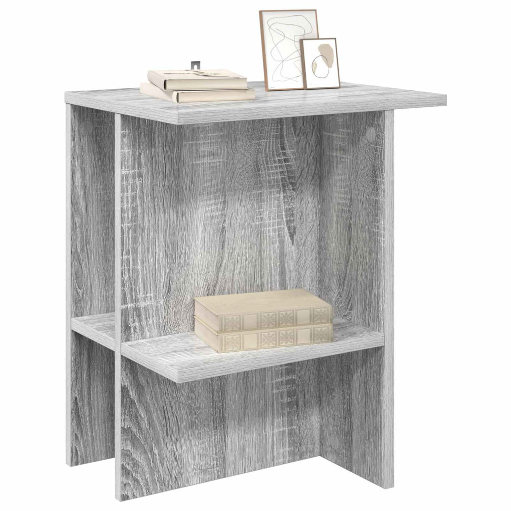 vidaXL Stolik kawowy Szary Sonoma 40 x 30 x 49 cm Drewno inżynieryjne