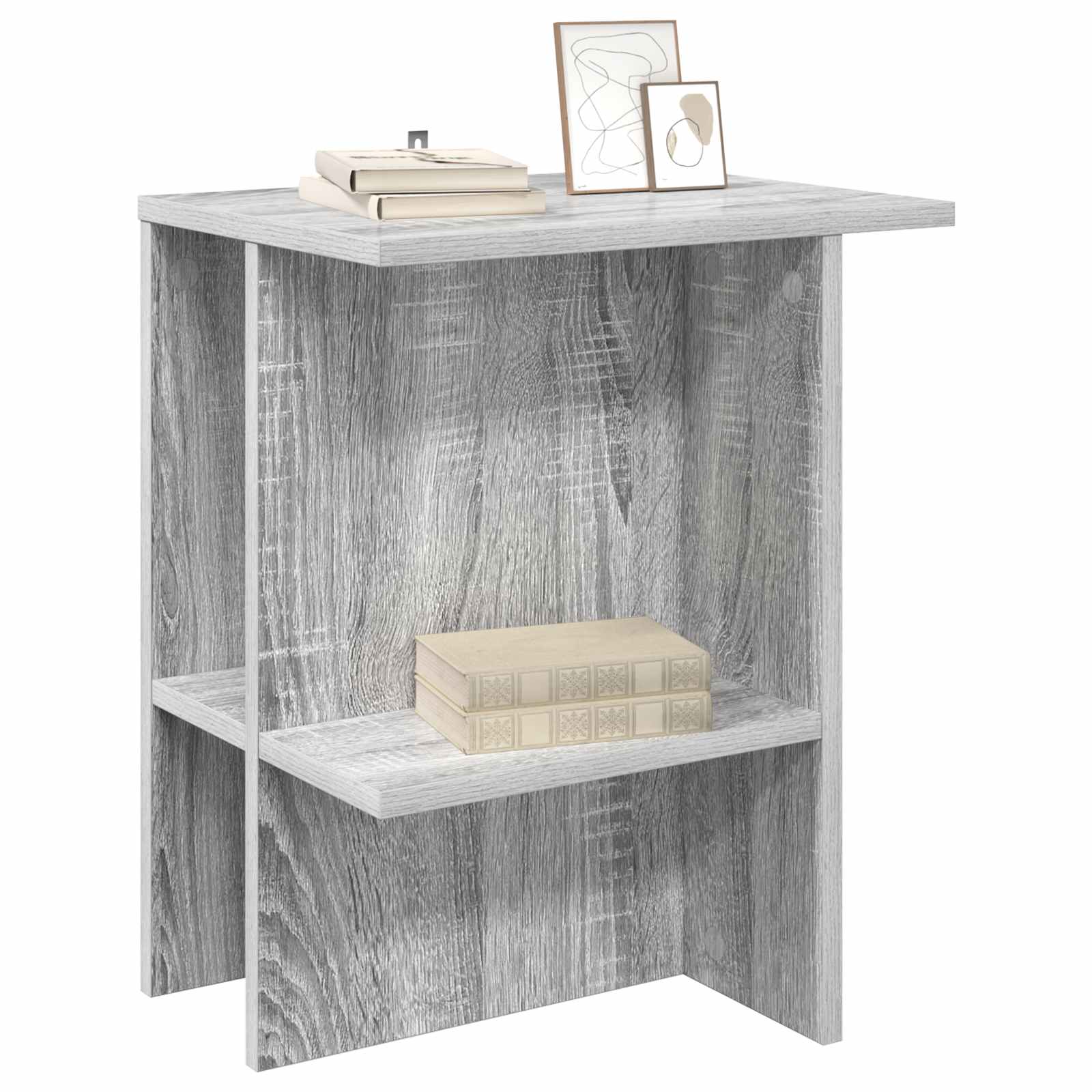 vidaXL Stolik kawowy 2 pcs Szary Sonoma 40 x 30 x 49 cm