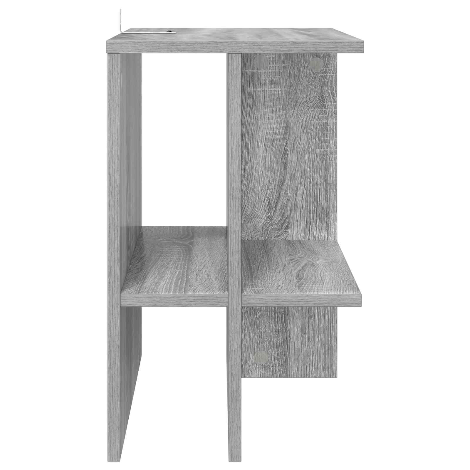 vidaXL Stolik kawowy 2 pcs Szary Sonoma 40 x 30 x 49 cm
